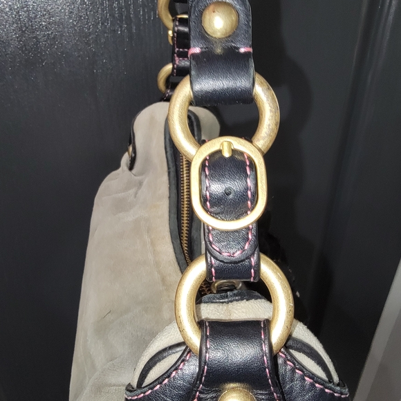Juicy Couture Black and Pink Shoulder Bag